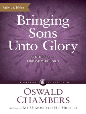 cover image of Bringing Sons Unto Glory